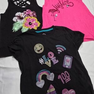 3 PAIRS OF GIRLS SHIRTS
